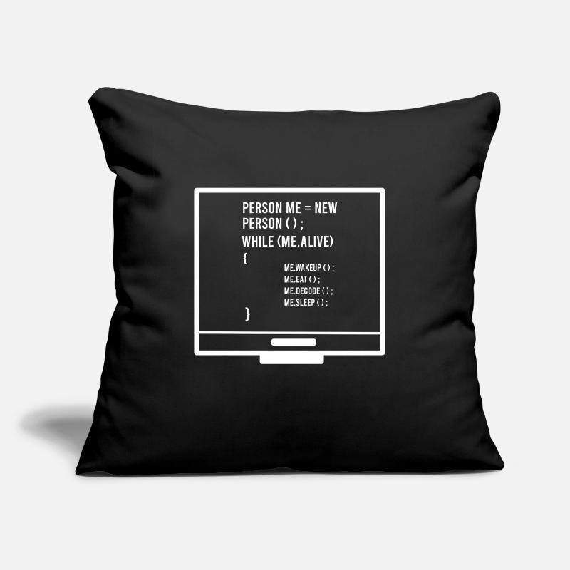 Programmation programmation Programmeurs d’ordinateur Coussin et housse de 45 x 45 cm
