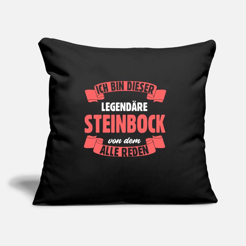 Sternzeichen Steinbock Sofakissen mit Füllung 45 x 45 cm