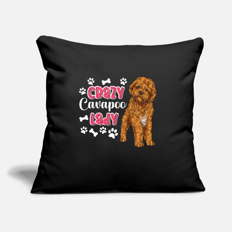 Cavapoo Cavoodle Capoodle Hund Sofakissen mit Füllung 45 x 45 cm
