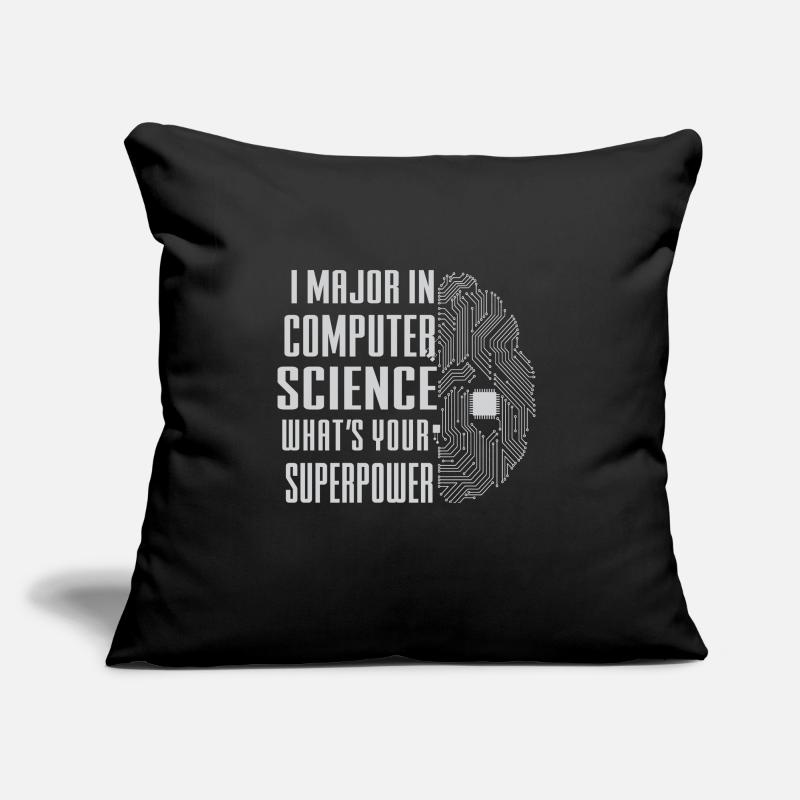 Lustiger Informatiker Spruch, Informatik Sofakissen mit Füllung 45 x 45 cm