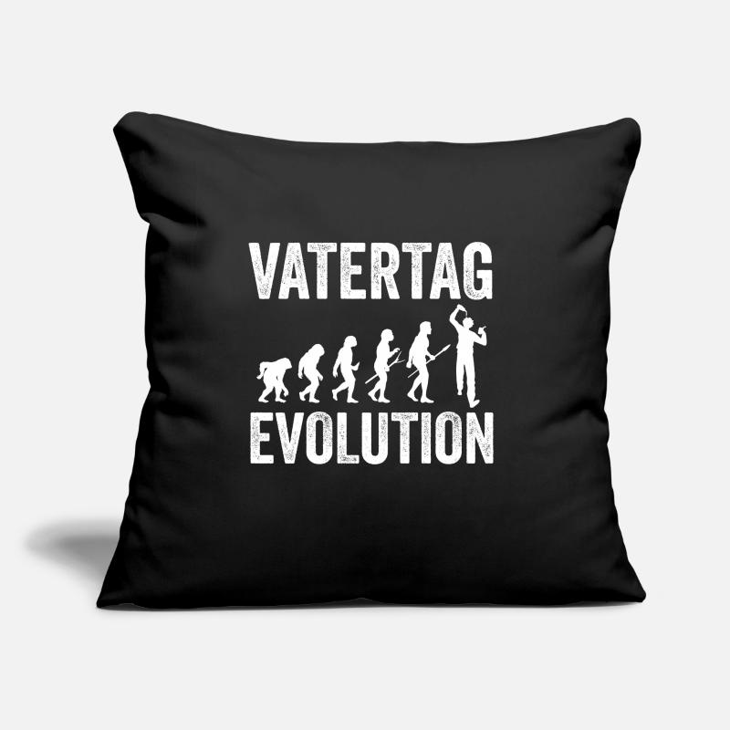 Vater Evolution Vatertag Papa Sofakissen mit Füllung 45 x 45 cm