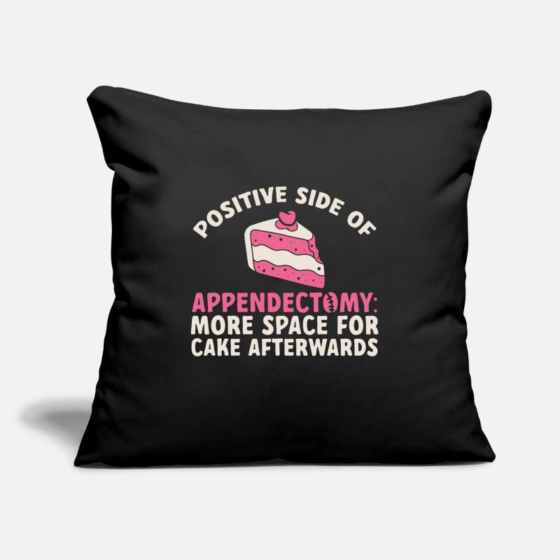 Appendicectomie Appendicite Coussin et housse de 45 x 45 cm