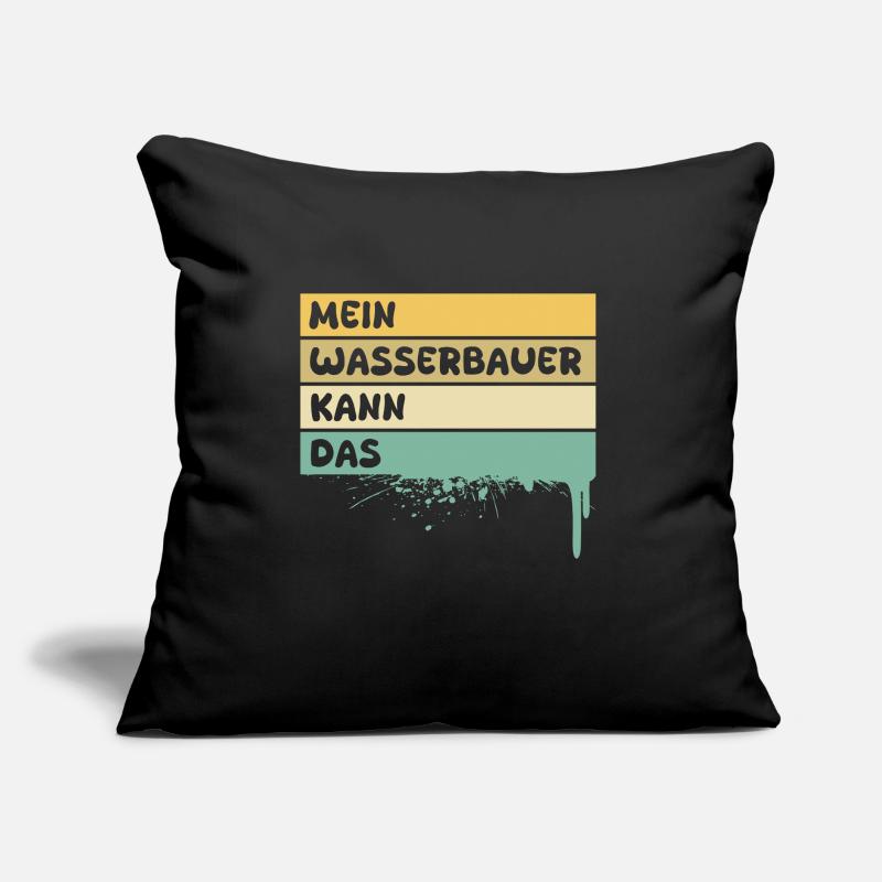 Hydraulic engineers Sofa pillow with filling 45cm x 45cm
