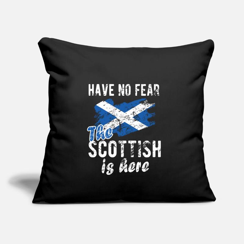 Fier Écossais Ecosse Drapeau écossais Coussin et housse de 45 x 45 cm