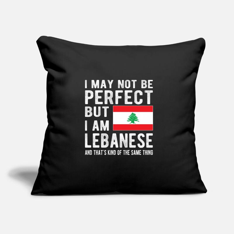 Stolzer Libanese Libanon Libanesische Herkunft Sofakissen mit Füllung 45 x 45 cm