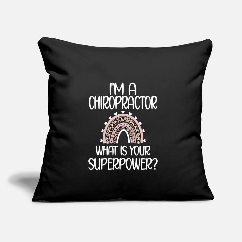 Chiropractor Chiropractic Chiropractor Sofa pillow with filling 45cm x 45cm