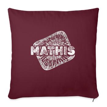 Sternenstaub Mathis - Sofakissen mit Füllung 45 x 45 cm - Burgunderrot - Vorne