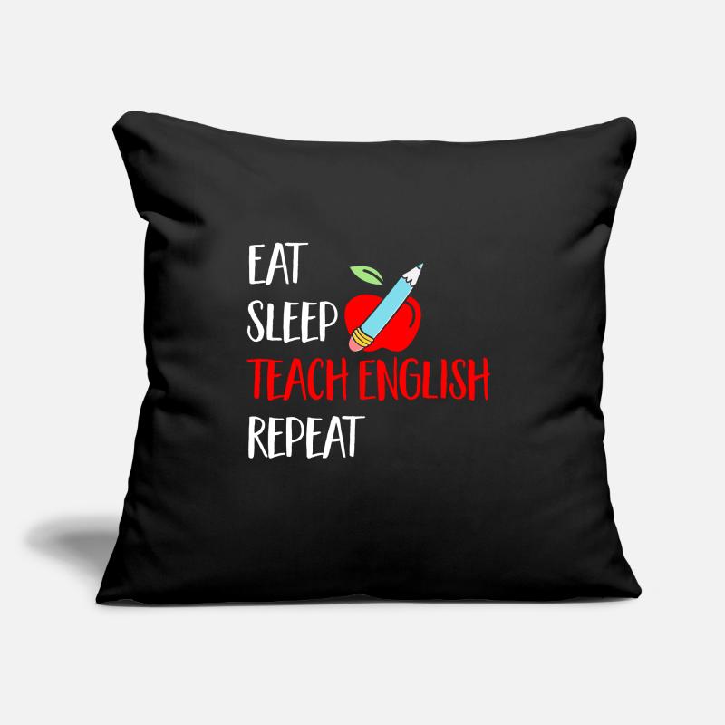 Professeur d’anglais langue seconde langue étrangère Coussin et housse de 45 x 45 cm