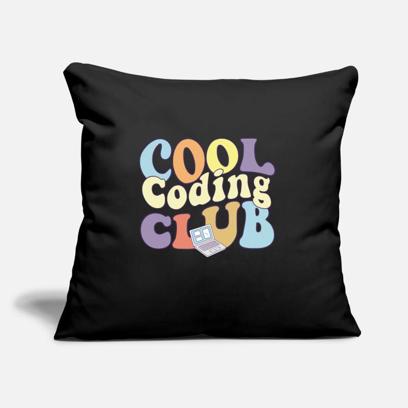 Cool Coding Club Computer Programmer Coder Sofakissen mit Füllung 45 x 45 cm