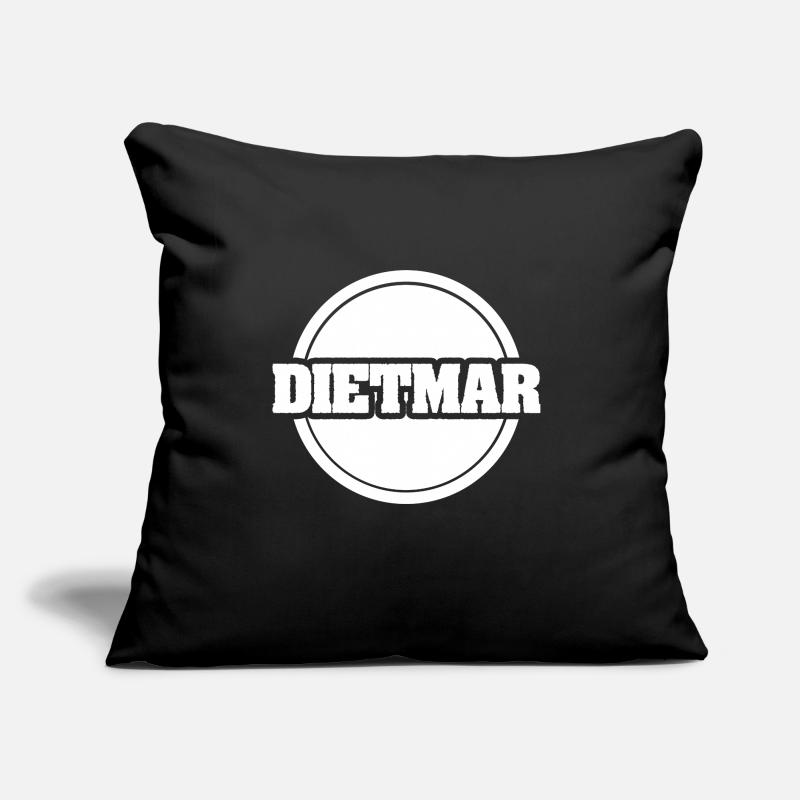 Dietmar as a first name Sofa pillow with filling 45cm x 45cm