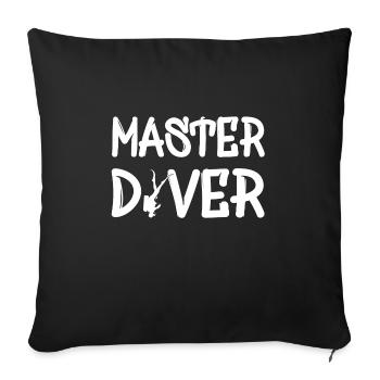 Master Diver - Sofakissen mit Füllung 45 x 45 cm - Schwarz - Vorne