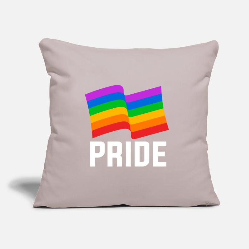 Drapeau PRIDE Coussin et housse de 45 x 45 cm