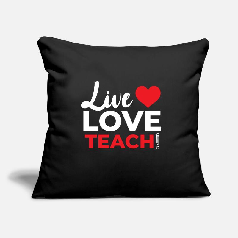 Enseignant École primaire Enseignant Enseignant École secondaire Coussin et housse de 45 x 45 cm