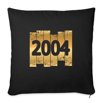 2004 - Sofakissen mit Füllung 45 x 45 cm - Schwarz - Vorne