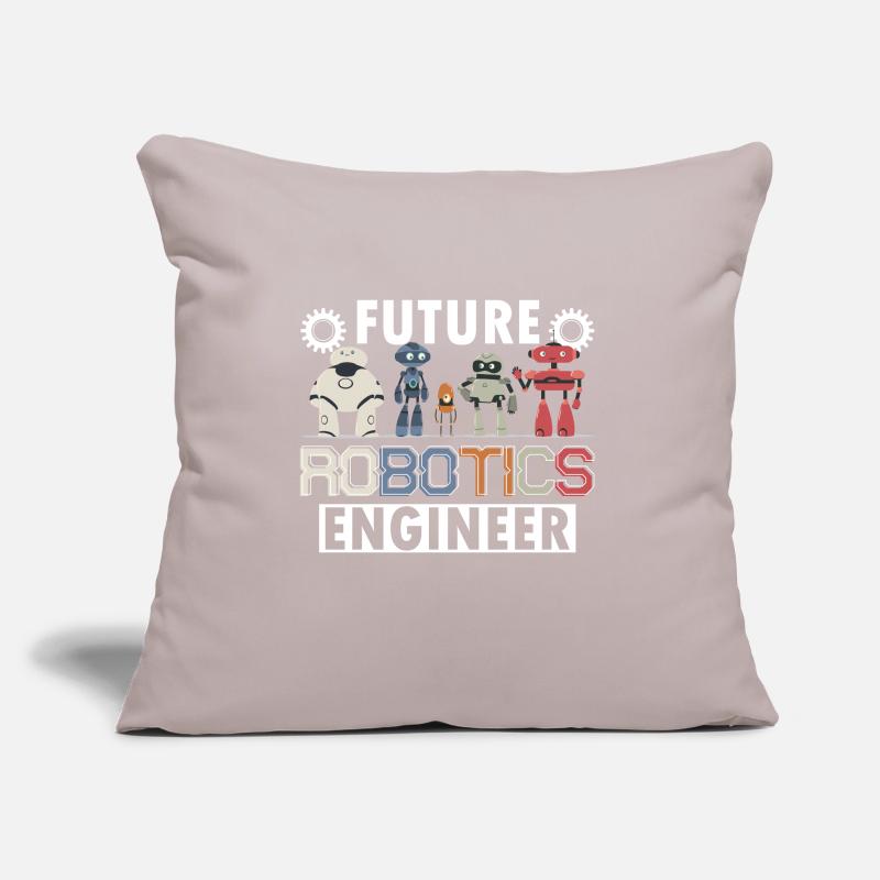 Droid Builder Build Robot School Future Robotics E Sofa pillow with filling 45cm x 45cm