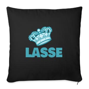 Partir - Coussin et housse de 45 x 45 cm - noir - Devant