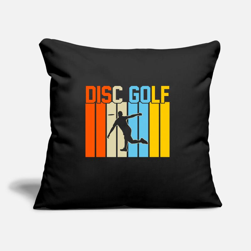 Scheibengolf Retro-Design Scheibengolf Geschenk Sofakissen mit Füllung 45 x 45 cm
