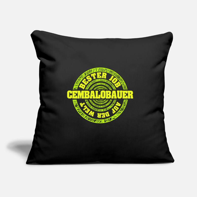 Gift for harpsichord maker Sofa pillow with filling 45cm x 45cm