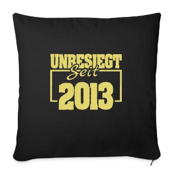 Drôle 2013 - Coussin et housse de 45 x 45 cm - noir - Devant