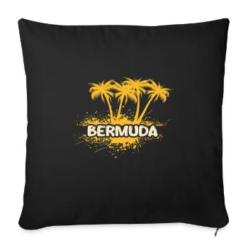 Party Bermuda - Sofakissen mit Füllung 45 x 45 cm - Schwarz - Vorne