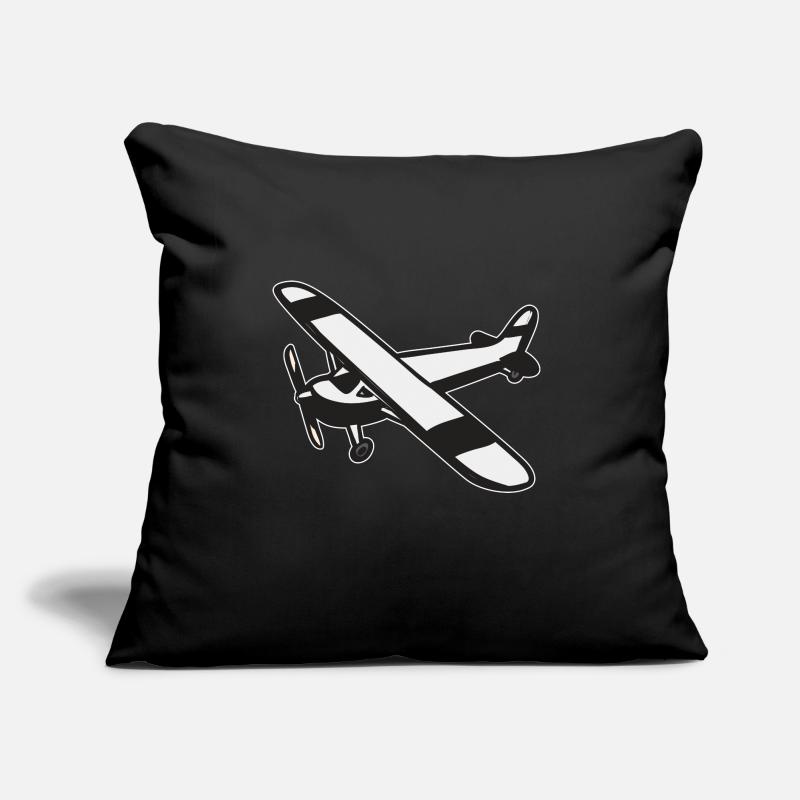 Modèle d’avion télécommandé Coussin et housse de 45 x 45 cm