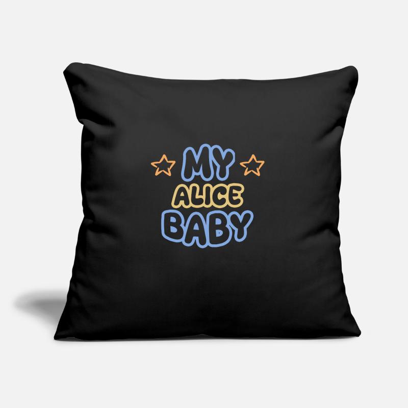 First name Alice Sofa pillow with filling 45cm x 45cm