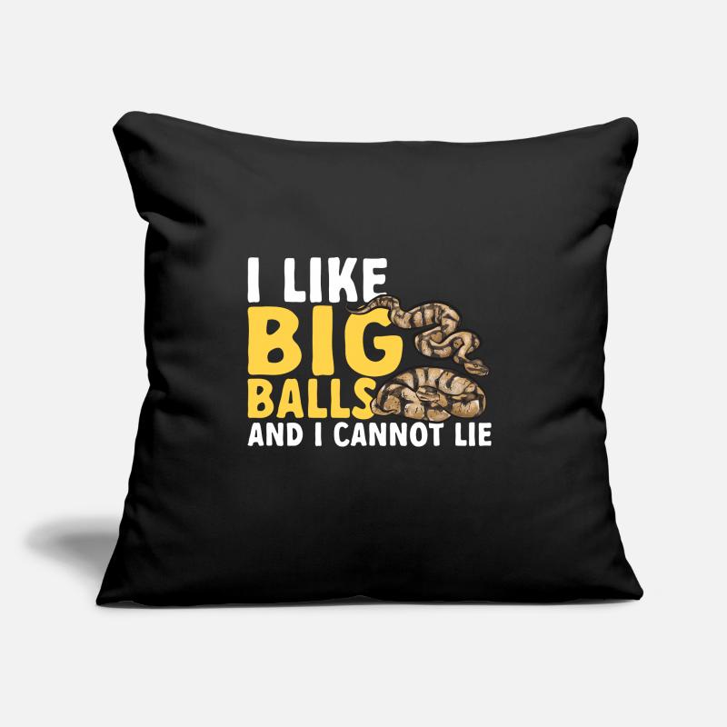 Ball Python Snake King Python Coussin et housse de 45 x 45 cm