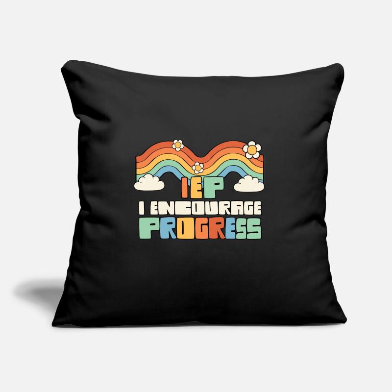 Thérapeute ABA J’encourage le progrès accéléré Enseignant Coussin et housse de 45 x 45 cm