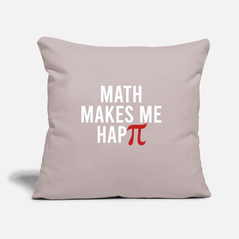 Math Geek Math Makes Me Happie Funny Integral Math Sofa pillow with filling 45cm x 45cm