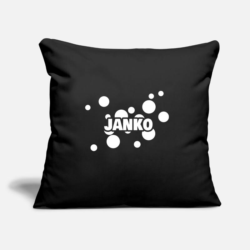 Janko as a first name Sofa pillow with filling 45cm x 45cm
