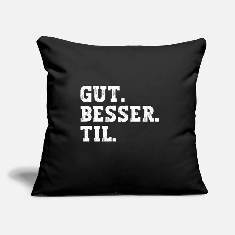 Gut Besser Til Lustiger Spruch Name Til Sofakissen mit Füllung 45 x 45 cm