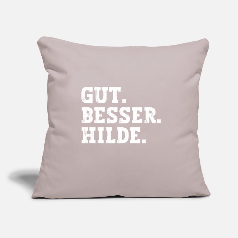 Gut Besser Hilde Lustiger Spruch Name Hilde Sofakissen mit Füllung 45 x 45 cm
