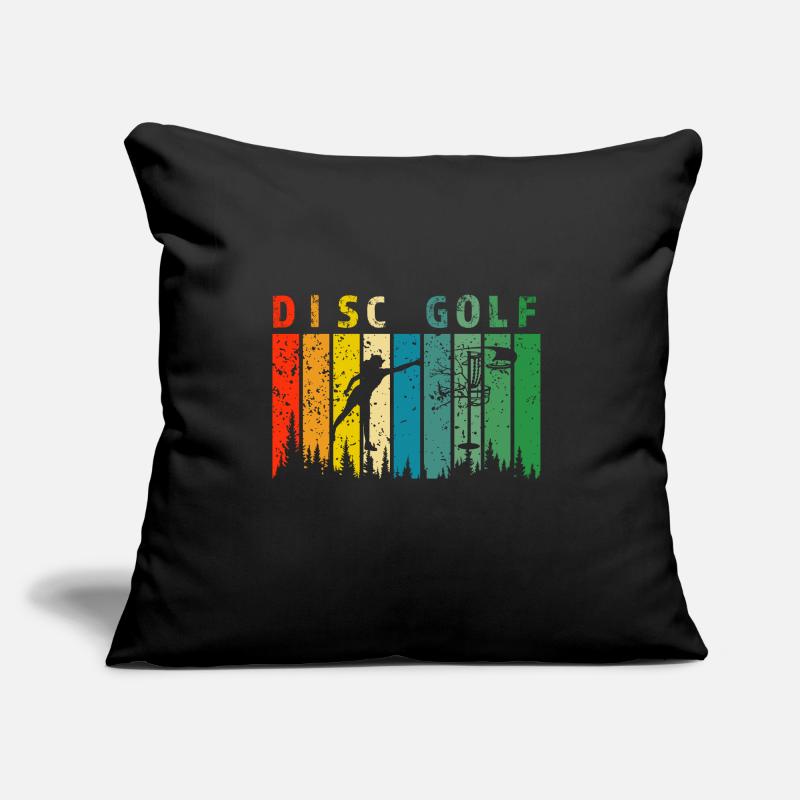 Scheibengolf Retro-Design Scheibengolf Geschenk Sofakissen mit Füllung 45 x 45 cm