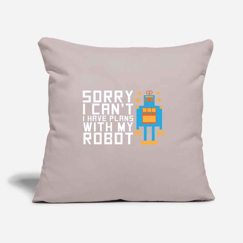 Robotics Robot Engineer Robotics Sofa pillow with filling 45cm x 45cm
