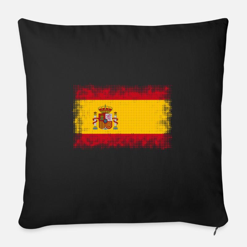 Spanien Spanien - Sofakissen mit Füllung 45 x 45 cm - Schwarz