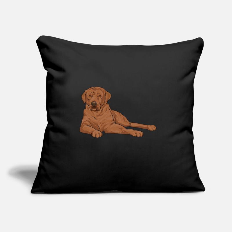 Foxred Labrador Fox Red Labrador Retriever Sofa pillow with filling 45cm x 45cm