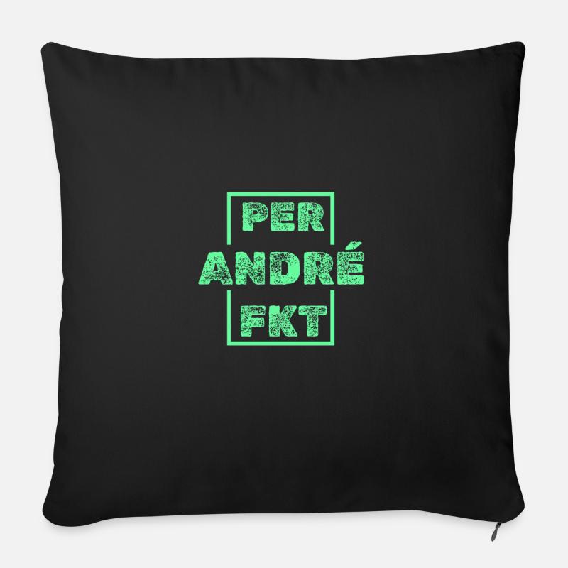 André als André - Sofakissen mit Füllung 45 x 45 cm - Schwarz