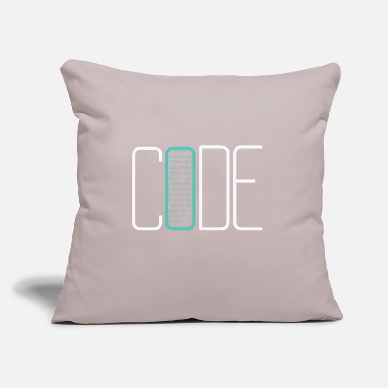 Codeur Développeur Computer Nerd Citation Coussin et housse de 45 x 45 cm