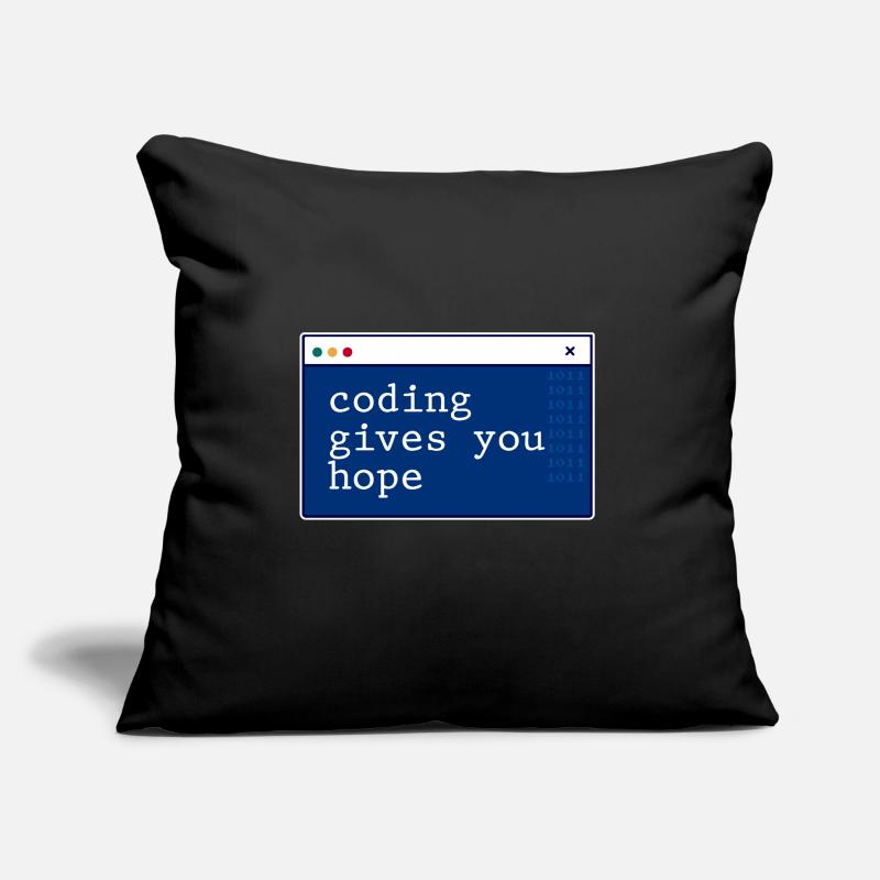 Le codage vous donne de l’espoir 2 Coussin et housse de 45 x 45 cm
