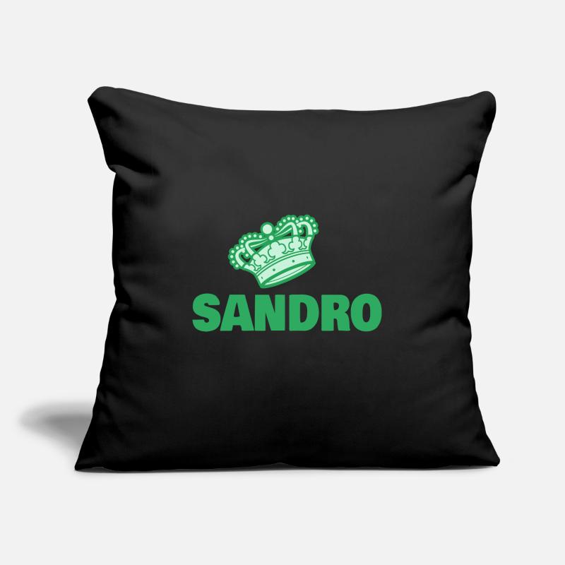 First name Sandro Sofa pillow with filling 45cm x 45cm