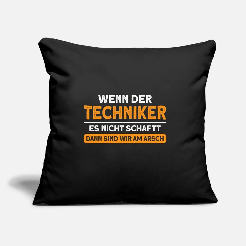Techniker Beruf Fachmann Technik Geschenk Sofakissen mit Füllung 45 x 45 cm