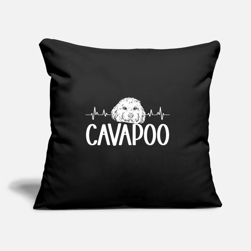 Cavapoo Cavoodle Capoodle Hund Sofakissen mit Füllung 45 x 45 cm
