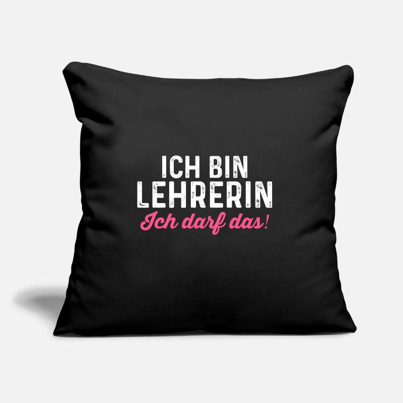 Lehrerin Beruf Schullehrerin Geschenk Sofakissen mit Füllung 45 x 45 cm