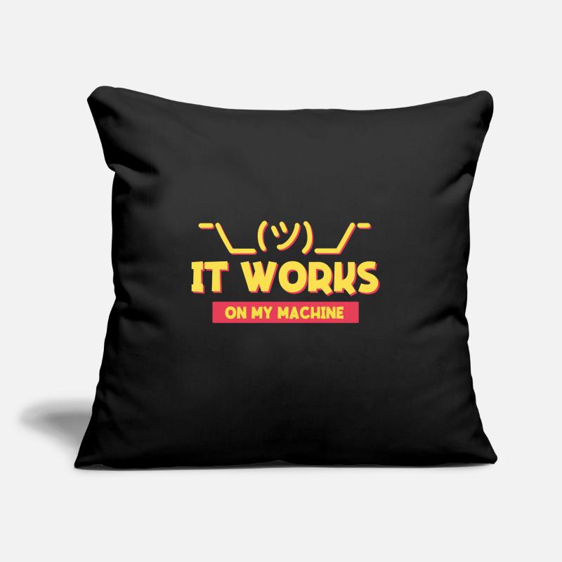 IT support and programmer joke for coders Sofa pillow with filling 45cm x 45cm