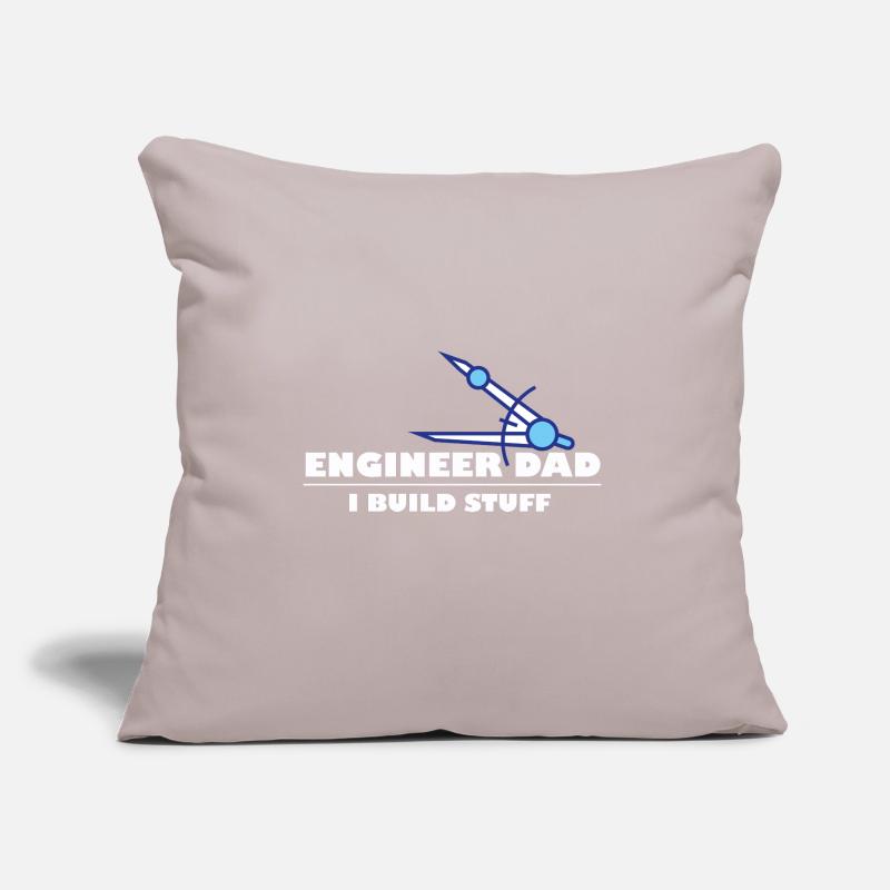 Engineer Build Father Programmer Mathematics Gene Sofa pillow with filling 45cm x 45cm