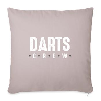 Darts Crew - Sofa pillow with filling 45cm x 45cm - light taupe - Front