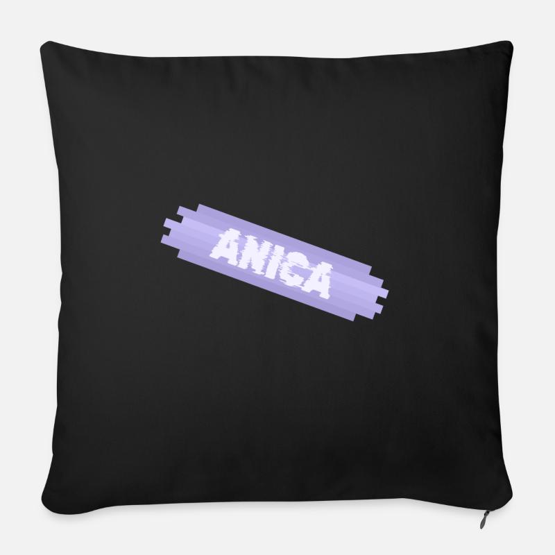 Anica - Sofa pillow with filling 45cm x 45cm - black