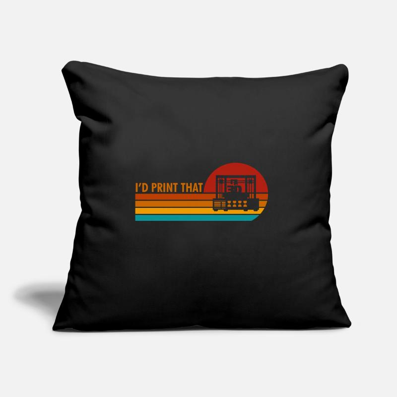 Impression 3D Conception Assistée par Ordinateur Coussin et housse de 45 x 45 cm