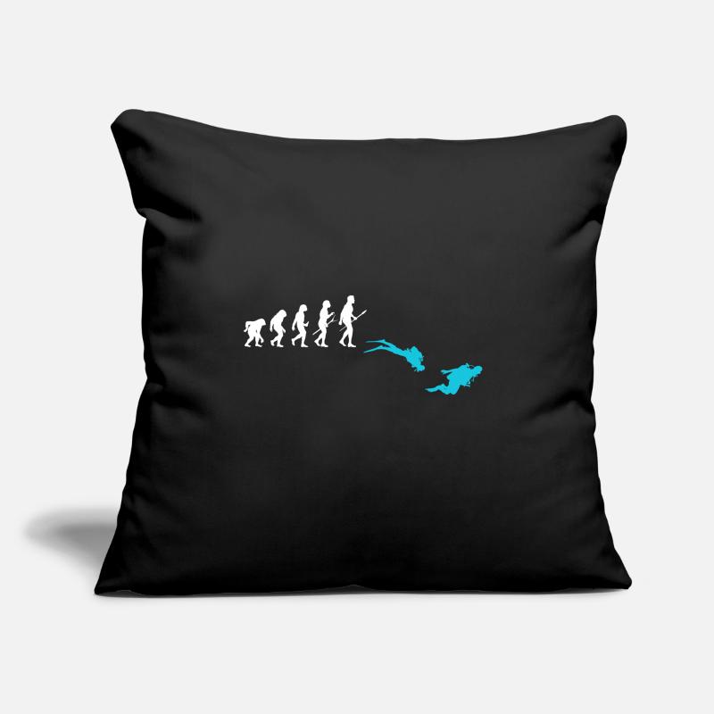 Plongée Évolution Plongée Plongeurs Coussin et housse de 45 x 45 cm