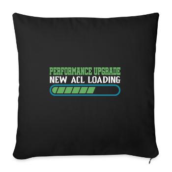 Performance Upgrade, New Acl Loading 6 - Sofa pillow with filling 45cm x 45cm - black - Front